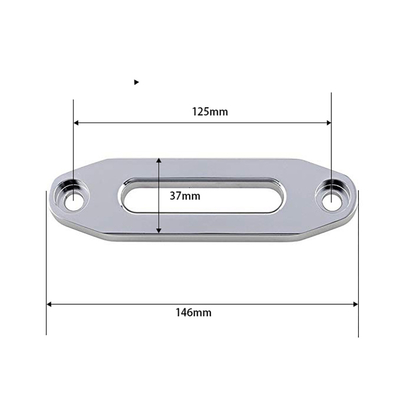 Surface Oxidation Treatment Atv Hawse Fairlead , Synthetic Rope Hawse Fairlead